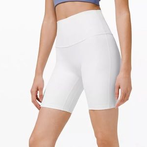 Lululemon Alight shorts, white, size 4, great condition